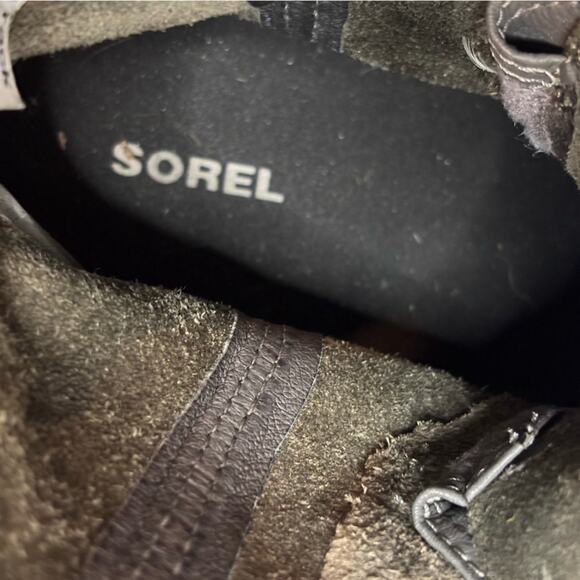 Sorel Joan of Arctic Wedge II Lace Up Boots Quarry Gray 8.5 - Picture 10 of 11
